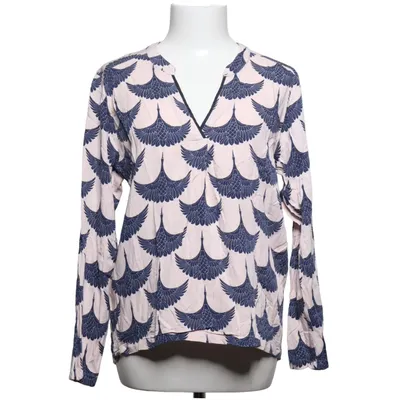 Blouse (Bleu, Blanc) de Luxzuz Polyester, Viscose