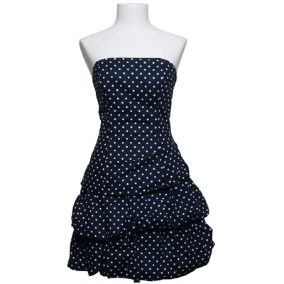 Kjole (Blå, Hvid) fra Marie Blanc Bomuld, Polyester