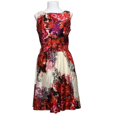 Jurk (Rood, Meerkleurig) van Lady Vintage Katoen, Elastaan