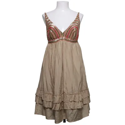 Klänning (Beige) från Twin Set Simona Barbieri Bomull, Silke