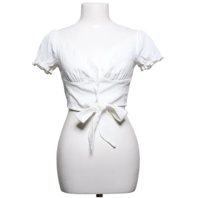 Crop top (Vit) från Rumor Bomull, Polyester