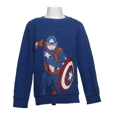 Collegetröja (Blå, Röd, Vit) från Marvel Bomull