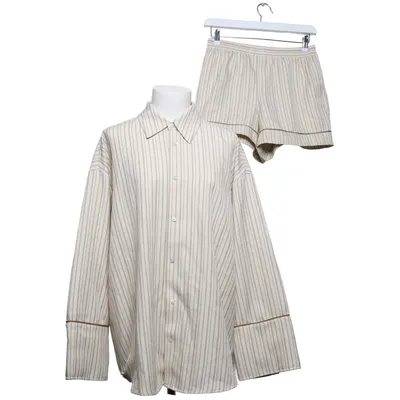 Pajamas (Beige, White) from NA-KD Elastane, Polyester