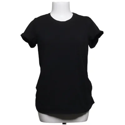 T-shirt (Zwart) van Heartbeats Elastaan, Organisch katoen