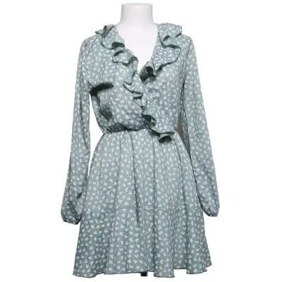 Wrap dress (Green, White) from Fashion Elle