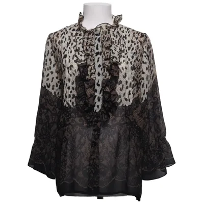 Blus (Beige, Svart, Flerfärgad) från Kriss Polyester
