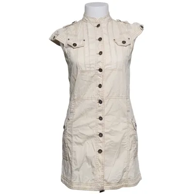 Shirt dress (Beige) from River Flower Cotton