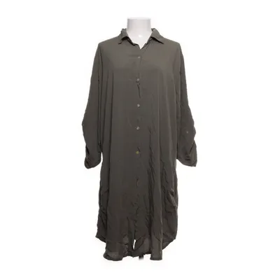 Shirt dress (Gray) from Vanting Viscose