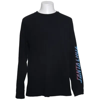 Langærmet t-shirt (Sort) fra Santa Cruz Bomuld