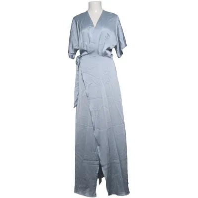 Robe portefeuille (Bleu) de Boohoo Polyester