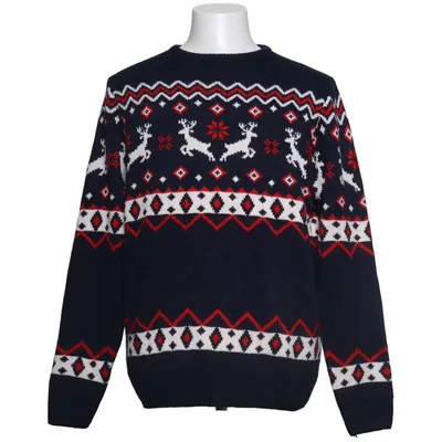 Kersttrui (Blauw, Rood, Wit) van Pepco Acryl