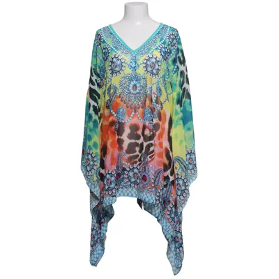 Kaftan (Blue, Green, Multicolored) from Azara Polyester