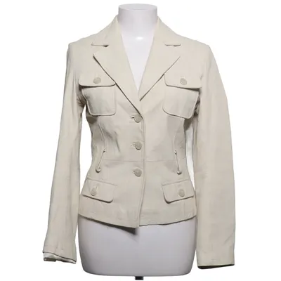 Leren jack (Beige) van Bata and More Leer, Polyester
