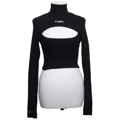 T-shirt à manches longues (Noir) de Fubu Coton, Élasthane