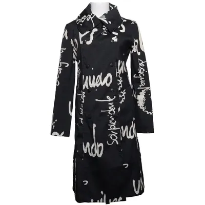 Jas (Zwart, Wit) van Desigual Katoen, Polyester, Viscose