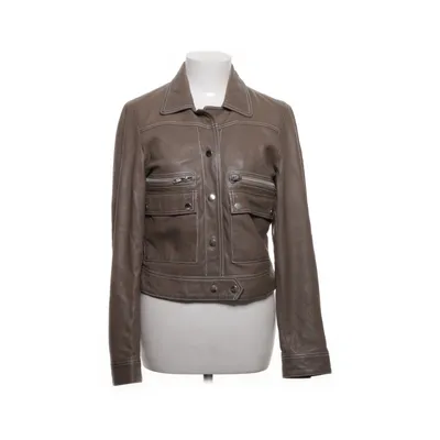 Leren jack (Bruin) van Jofama Leer, Polyester