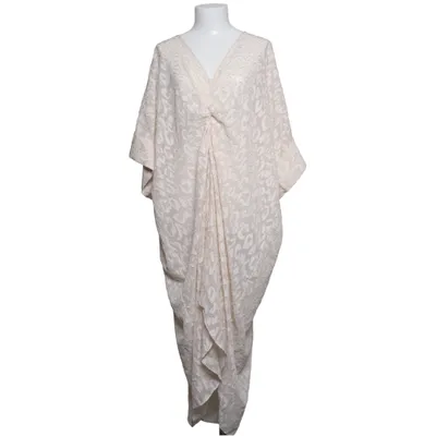 Robe longue (Beige, Multicolore) de H&M Polyester