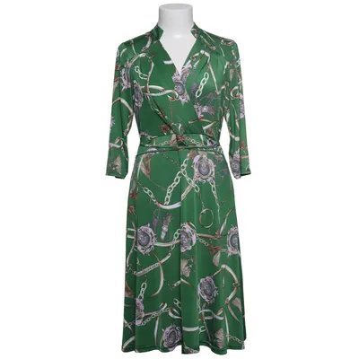 Wrap dress (Green, Multicolored) from Stockholms Klänningsfabrik Elastane, Polyester