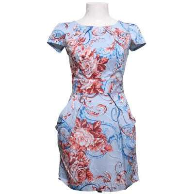 Jurk (Blauw, Meerkleurig) van Closet London Katoen, Elastaan