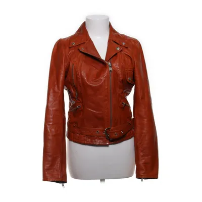 Bikerjacka (Brun) från Akta Getskinn