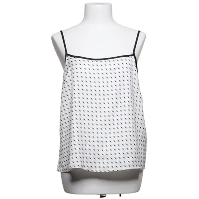 Tank Top (White, Black) from Love to Lounge Polyester