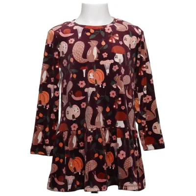 Tunika (Lila, Mehrfarbig) von Lindex Kids Elasthan, Polyester