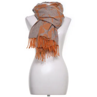 Halsduk (Orange, Grå) från By Malene Birger