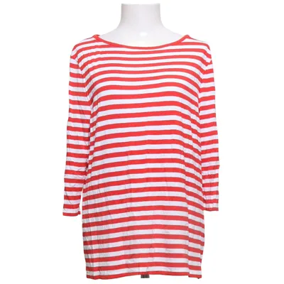 T-shirt à manches longues (Rouge, Blanc) de S. Marlon Élasthane, Viscose