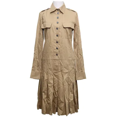 Jurk (Beige) van Barbara Bui Katoen, Elastaan