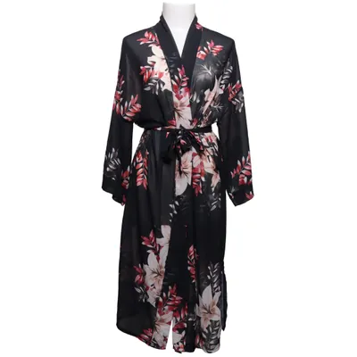 Ochtendjas (Zwart, Meerkleurig) van Maia Hemera Polyester