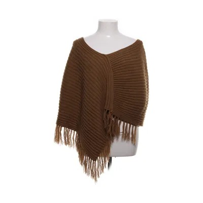 Poncho (Bruin) van Ellos Plus Collection Acryl
