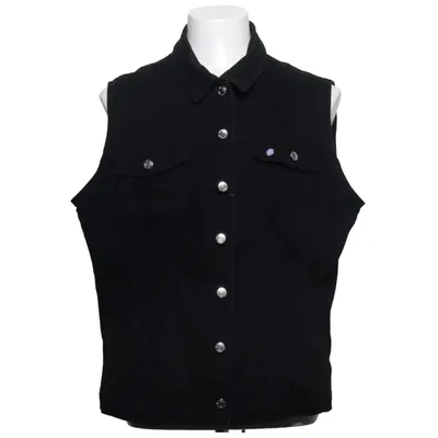 Denim vest (Black) from Bonprix Cotton, Elastane