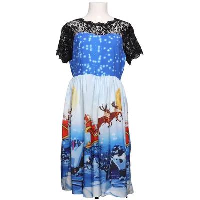 Robe (Bleu, Multicolore) de Die Die Fashion