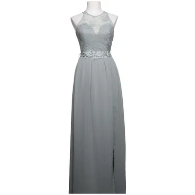 Robe de soirée (Gris) de Little Mistress Élasthane, Nylon, Polyester