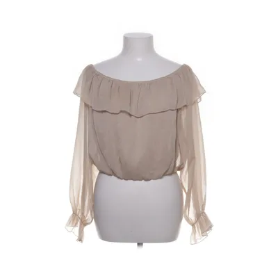 Crop top (Beige) van Bubbleroom Polyester