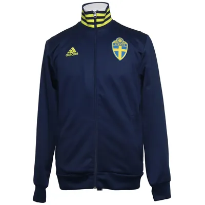 Träningsjacka (Blå, Gul) från Adidas Polyester