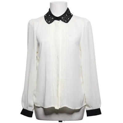 Blouse (Wit, Zwart) van Indulgence Polyester