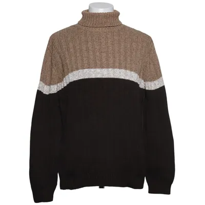 Turtleneck (Brown, Beige, White) from Identity Cotton, Polyester