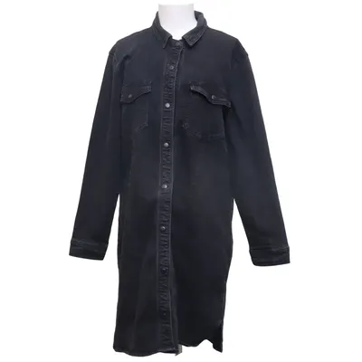 Jeanskjole (Sort) fra Norah Bomuld, Elastan, Polyester
