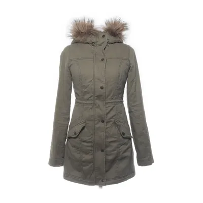 Parka (Green) from Hollister Cotton, Polyester, Faux fur