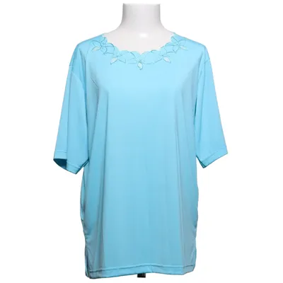 Haut (Bleu) de Lucky Polyester, Viscose