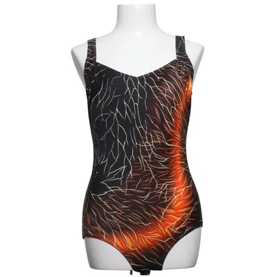 Maillot de bain une pièce (Noir, Orange, Multicolore) de Feel Good Élasthane, Polyamide