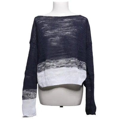 Pull-over (Bleu, Blanc) de Sarah Pacini Lin, Polyamide, Polyester