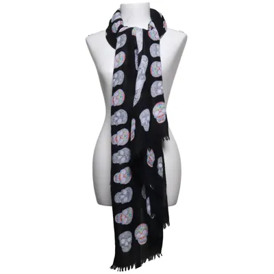 Shawl (Black, Multicolored) from Bluewear Polyester