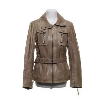 Läderjacka (Beige) från Gipsy Skinn, Polyester