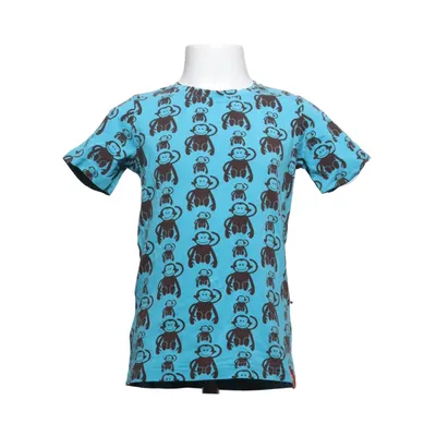 T-shirt (Bleu, Marron) de Elli Coton, Élasthane