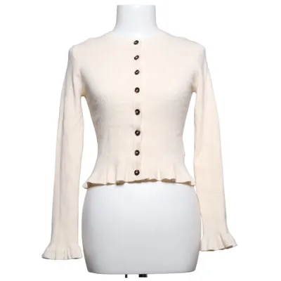 Cardigan (Blanc) de H&M Polyester, Acrylique, Polyamide, Viscose, Laine