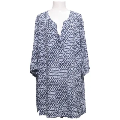 Blouse (Blauw, Wit) van Ulla Popken Viscose
