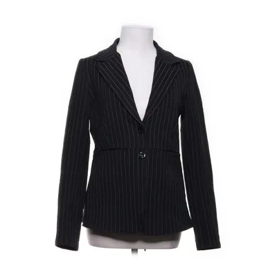 Blazer (Black, White) from House of Lola Cotton, Elastane