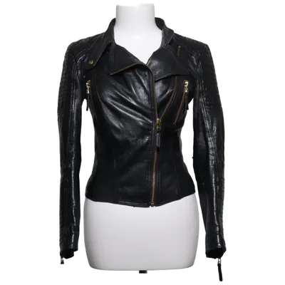 Veste de motard (Noir) de Primeboots Cuir, Polyester